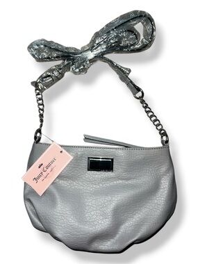 NWT Juicy Couture Gray crossbody purse